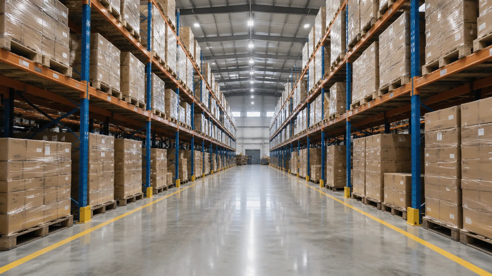 Sunrise metal homeware warehouse prepared for export