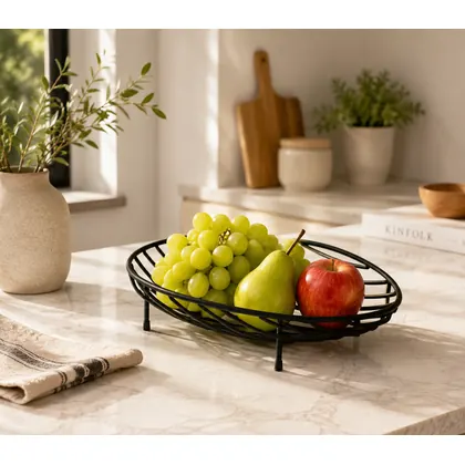 Metal fruit baskets