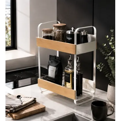 Metal kitchen organizers