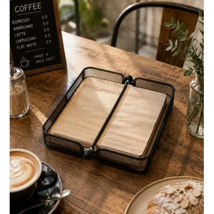 Metal napkin holders