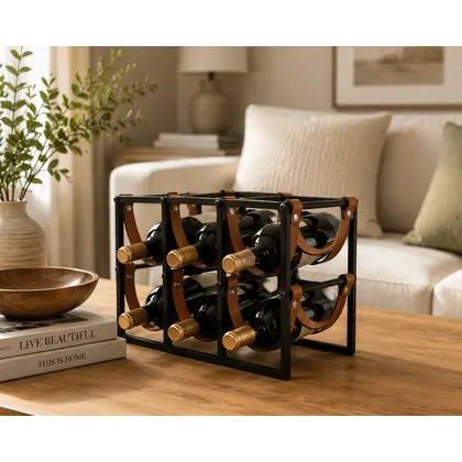Metal wine racks